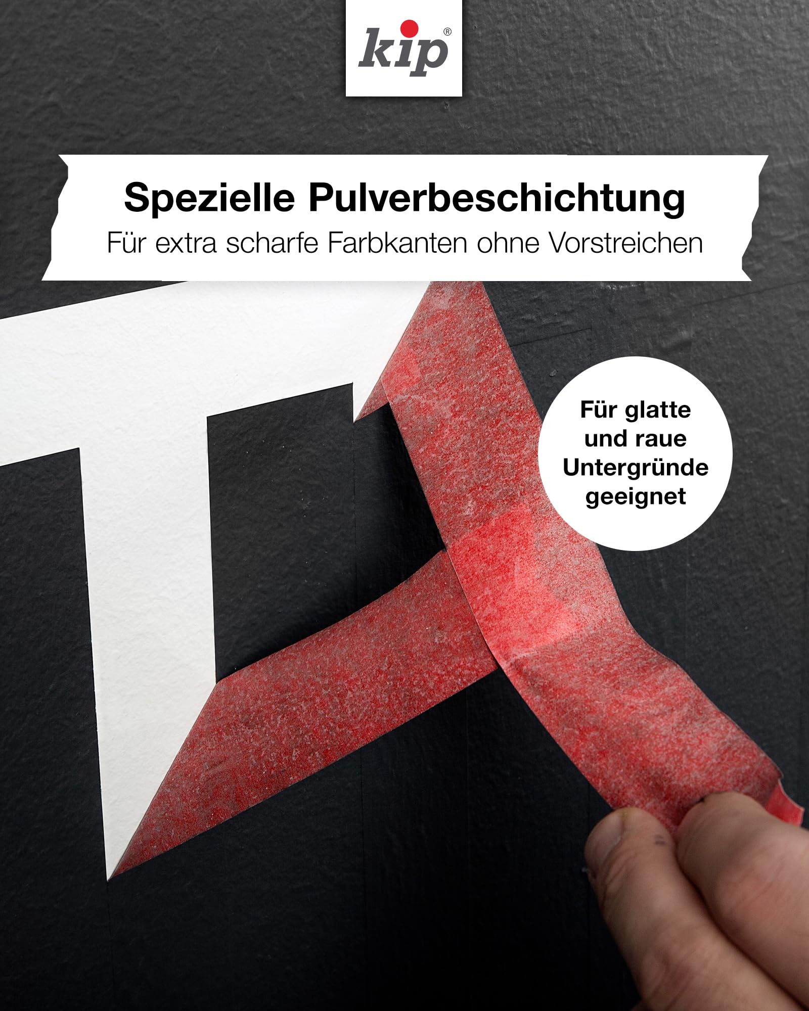 Kip Tape 3301 Ultra Sharp taśma klejąca w dwupaku – profesjonalna taśma malarska – ultra ostre krawędzie podczas malowania i lakierowania, 36 mm x 50 m
