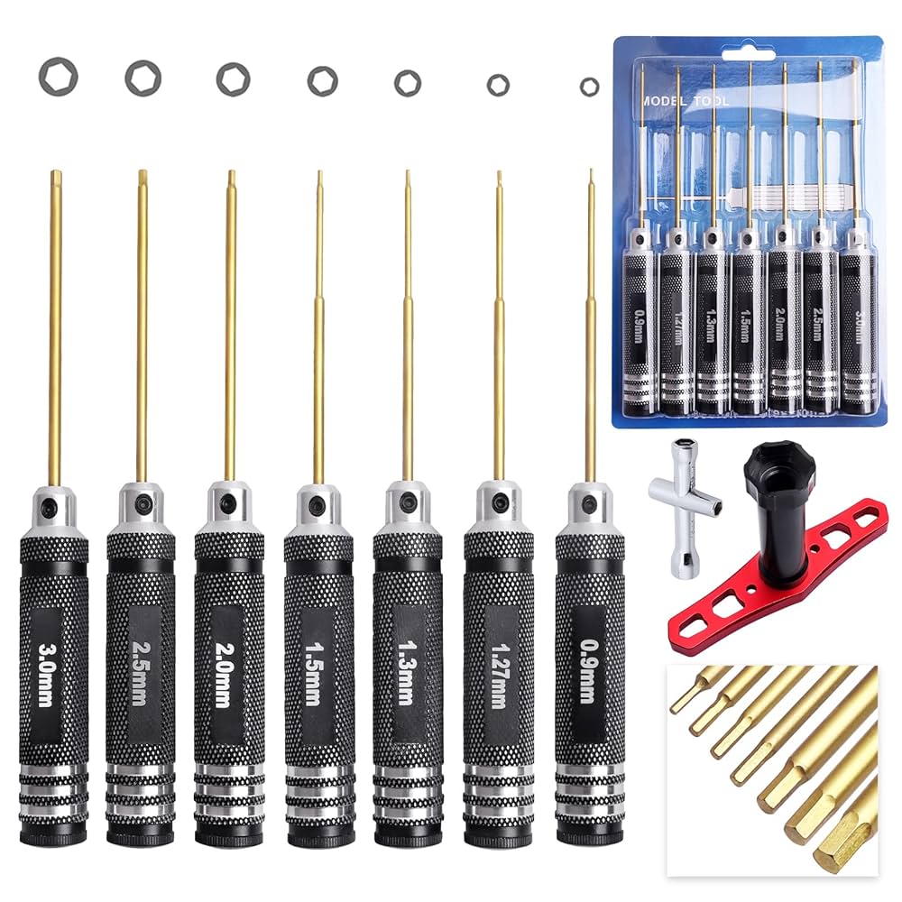 hexドライバーセット Amazon.com: HobbyPark Hex Driver Set Allen Screwdriver Kit