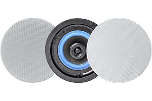 Herdio 4 Inches Ceiling Speakers Bluetooth, Gym Office Music