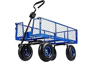 Indestructible Steel Farm Cart: The Beast of Burden for Gardeners