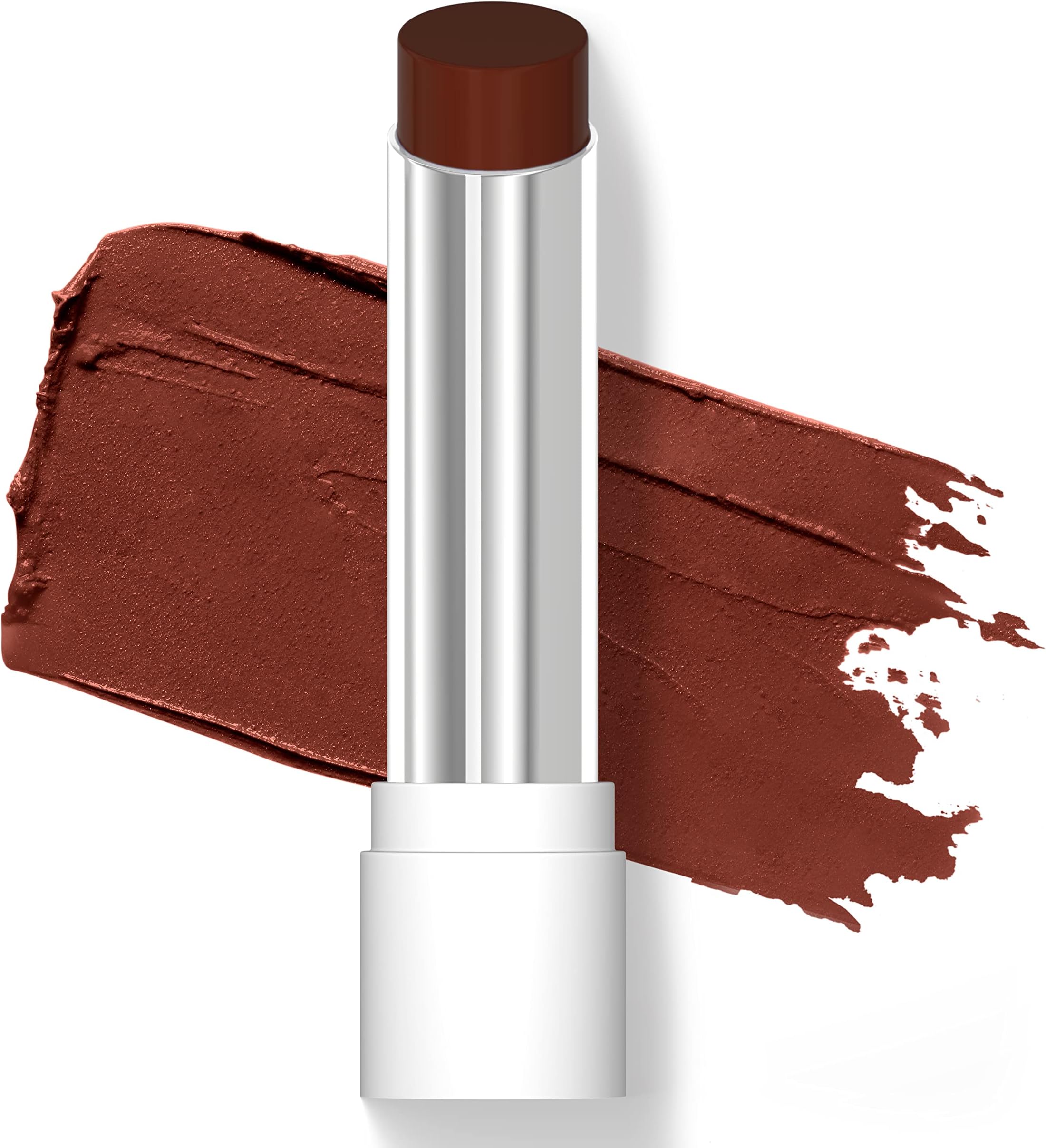 Rose Comforting Glossy Natural Lipstick Dark Red Pecan Glaze