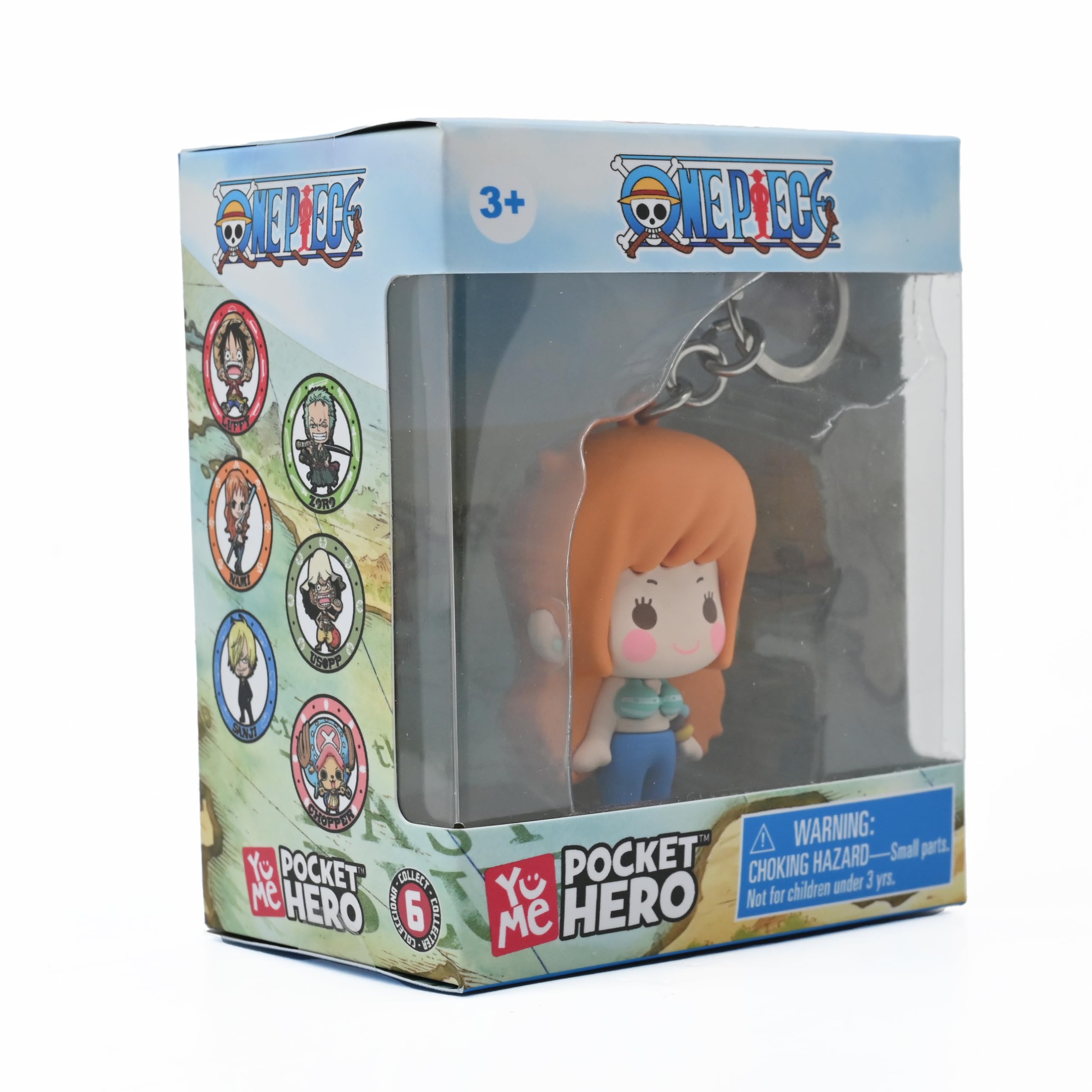 YuMe One Piece Keychain - Nami | Pocket Hero Window Series