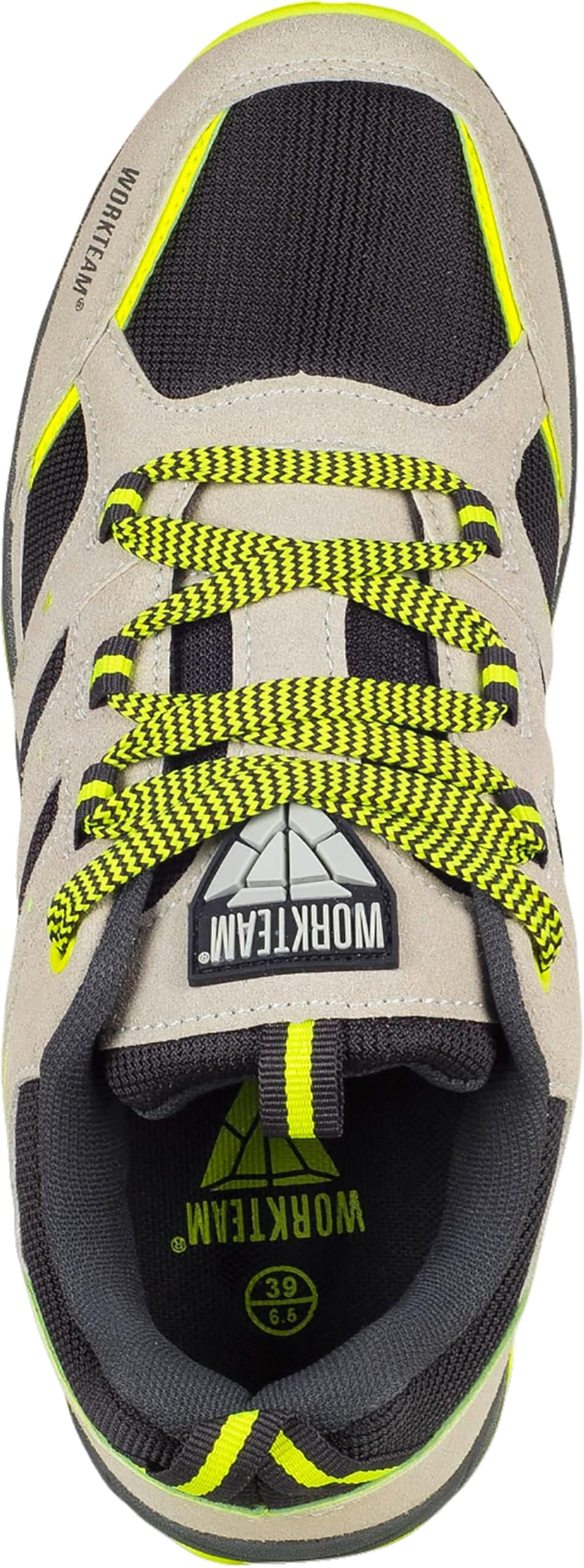WORKTEAM Zapatilla Trekking Unisex con Cordones, Suela TPR Antideslizante, Plantilla con Amortiguación Extraíble Ligera, Ideal para Uso en Exteriores