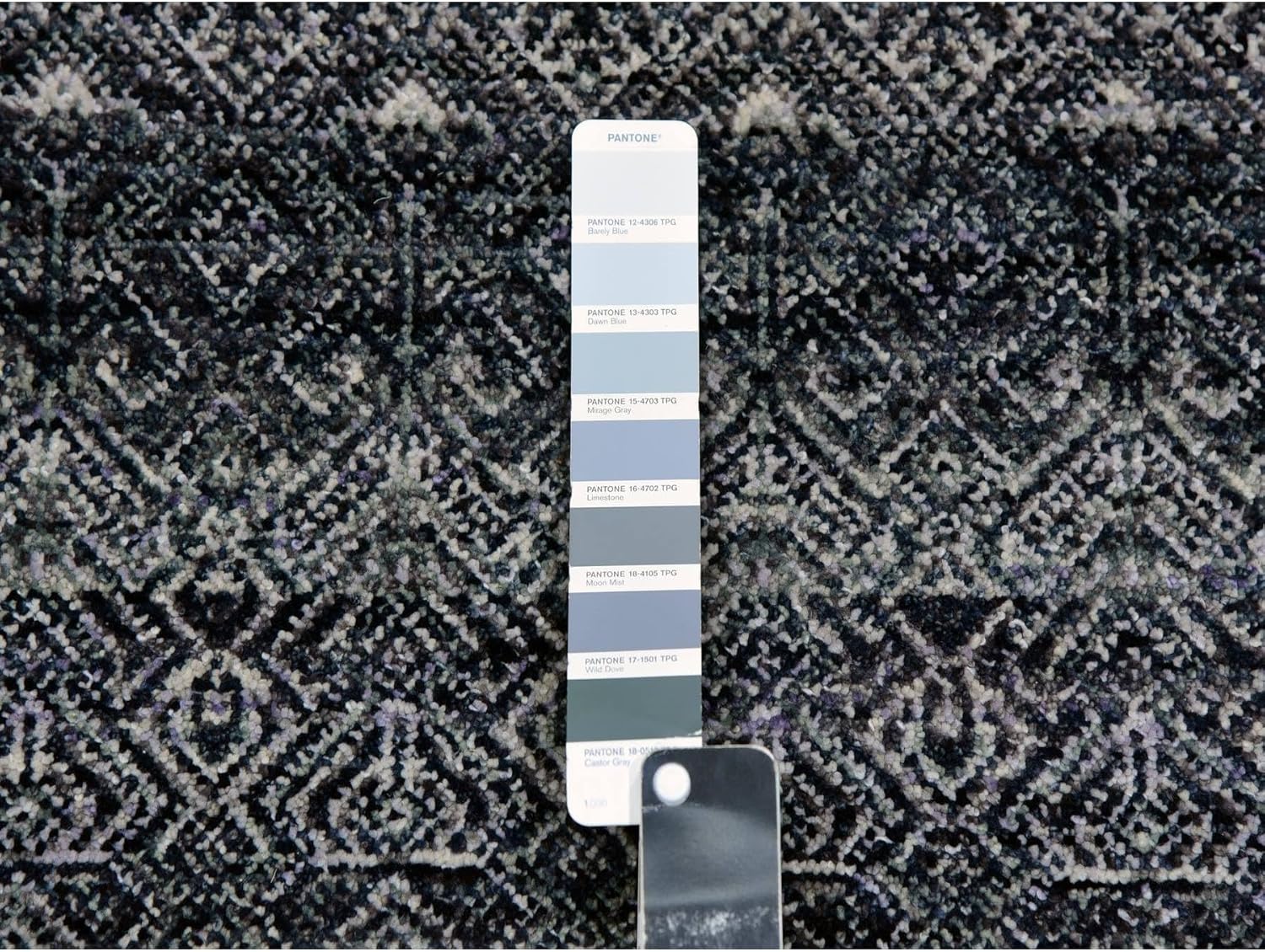 Gray Soft Wool Hand Knotted Kohinoor Heritta Geometric Repetitive Design Runner Rug (2'8"x10'1")