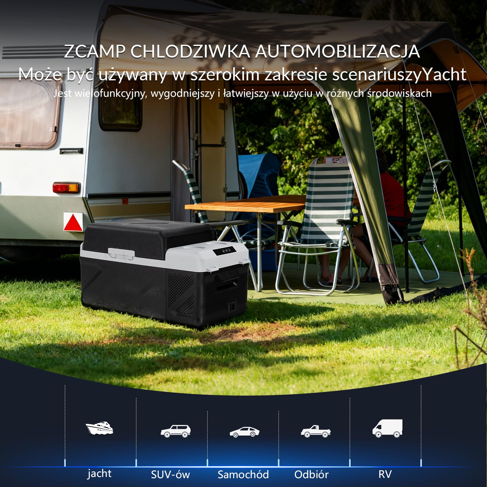 KM20 20 L Kołdra chłodnicza, 12V, Mini-Lodówka, Kompresor Elektryczny, Lodówka Samochodowa, Camping, Zamrażarka, Mała, Przenośna, Dla Samochodu, Ciężarówki, Łodzi, Kampera