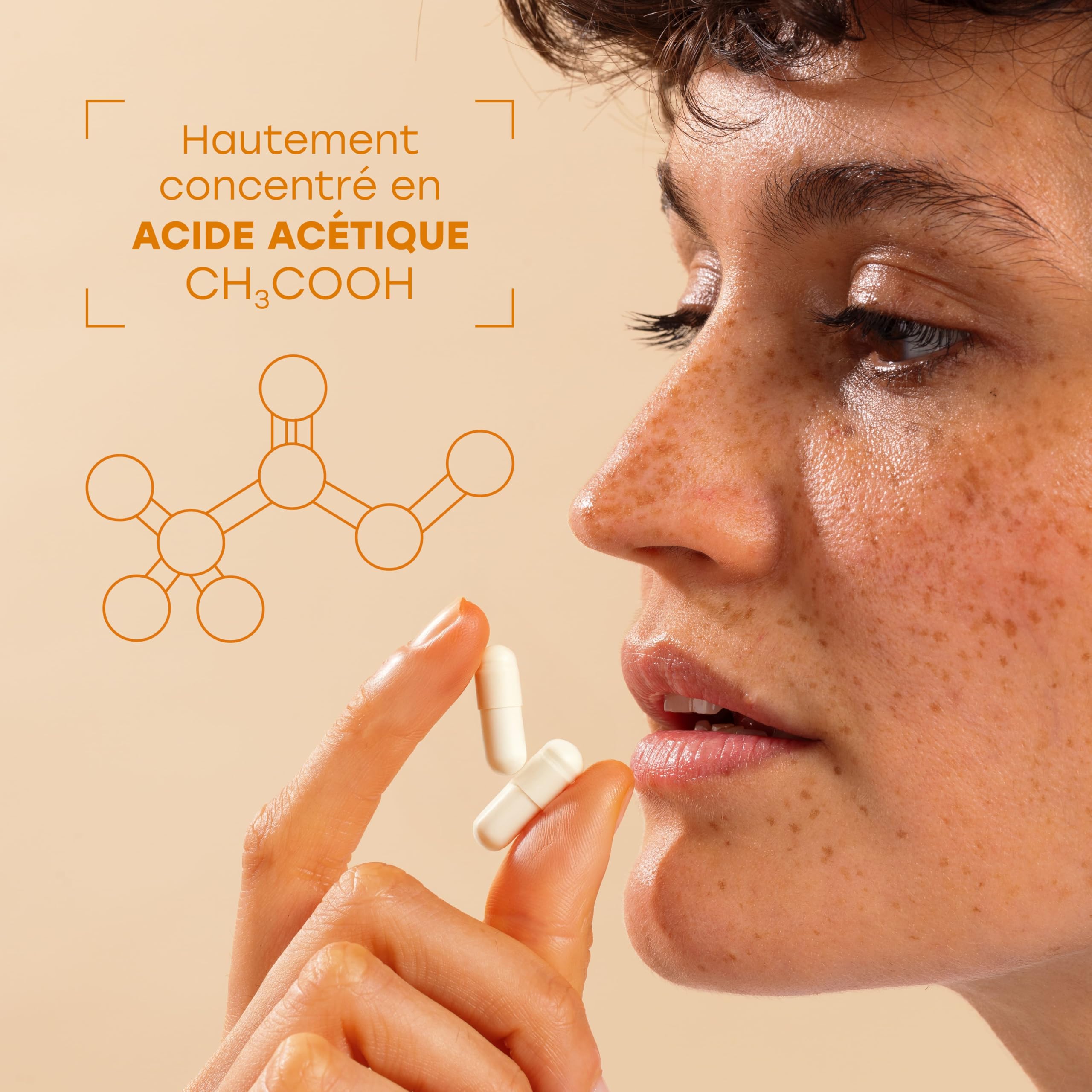 Archie, Pack Gélules Vinaigre de Cidre Biologique, avec Acide Acétique - Naturel, vegan, sans gluten, sans sucre. Cure de 3 mois. 180 capsules. Made in France.