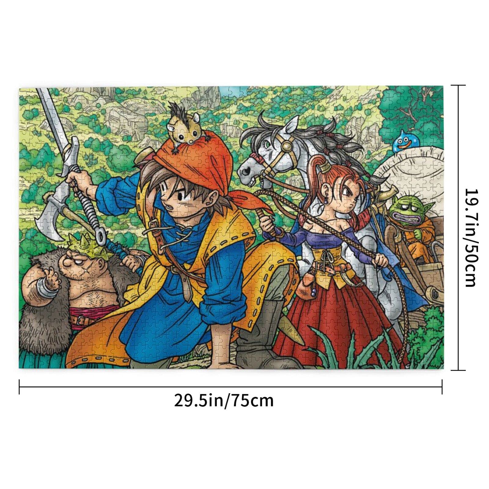 【新品・未開封】 ダイの大冒険　ジグソーパズル　1000ピース　竜の騎士 レトロ 新品・未開封】 ダイの大冒険 ジグソーパズル 1000ピース 竜の