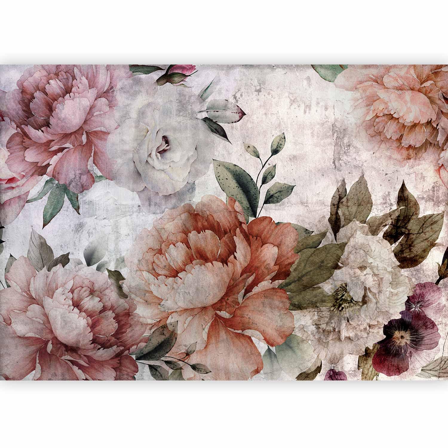 murando Photo Wallpaper Flower 343x256 cm / 135"x97" Peel and Stick โ image 1