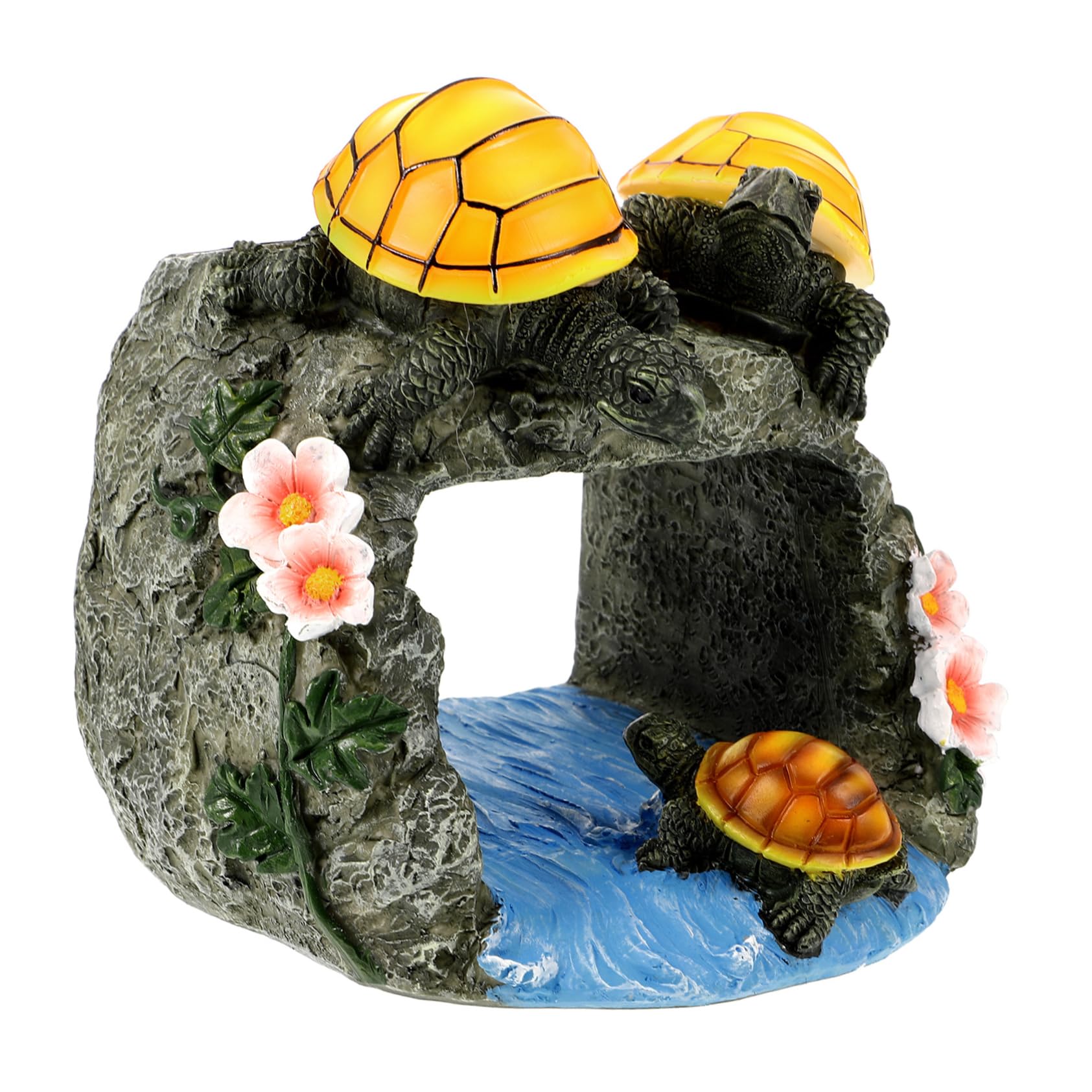 Statue de tortue pour gouttière évite la boue et l'érosion du jardin