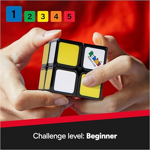 Miniatura 6 de Rubik’s Cube, Aprendiz, Cubo Principiante 2x2, Rompecabezas Clásico de Combinación de Colores, Rompecabezas Sensorial para Solución de Problemas