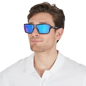 Oakley Men's Oo9129 Cables Sunglasses, Blue Steel/Prizm