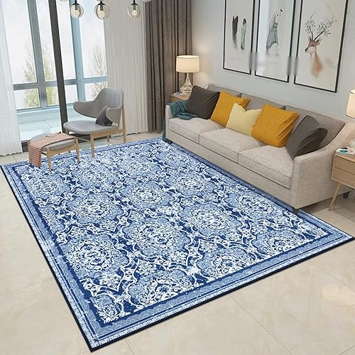 Miniatura 27 de Vaukki - Alfombra de pasillo, suave y peluda, alfombra antideslizante lavable, para lavandería, cocina, granja, baño, entrada y dormitorio