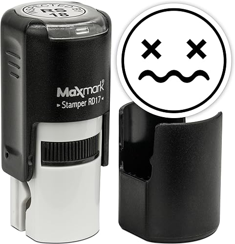 Miniatura 97 de MaxMark Sello Emoji Redondo Autoentintado - Corazón - Tinta Púrpura