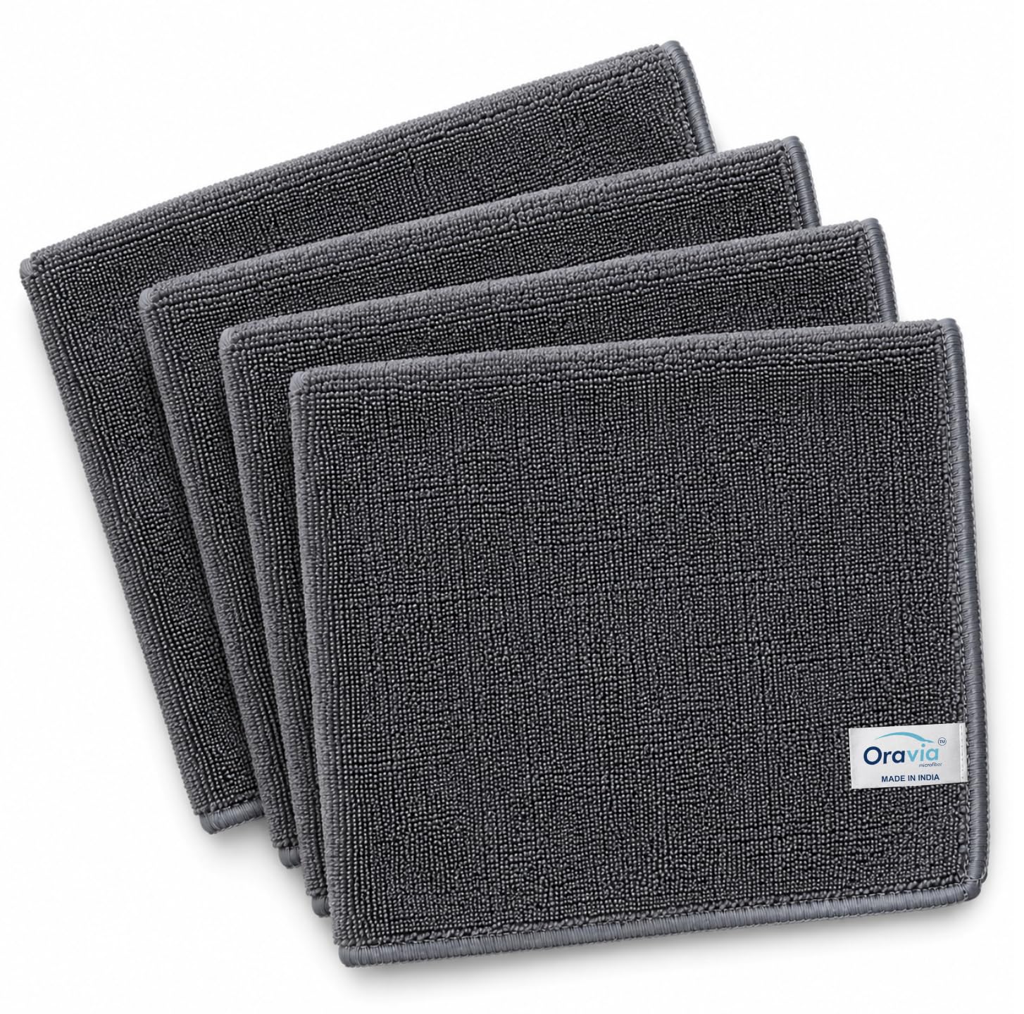 Microfiber Cloth - 4 pcs - 350 GSM! Ultra Soft Lint & Streak-Free Multipurpose Cloths - Automotive Microfiber Towels for Car Bike Cleaning Polishing Washing & Laptop Glasses.-image-21