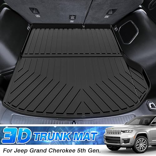 Miniatura 2 de T TGBROS Alfombrilla de carga personalizada para Jeep Grand Cherokee 2022, 2023, 2024, accesorios para todo tipo de clima, forro de carga trasero,