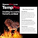 TempPro TP03B Digital Instant Read Meat Thermometer, Cooking Candy Kitchen Food Thermometer with Backlight LCD for BBQ Grill Oil Deep Fry Brewing Wine Making (Previously ThermoPro)