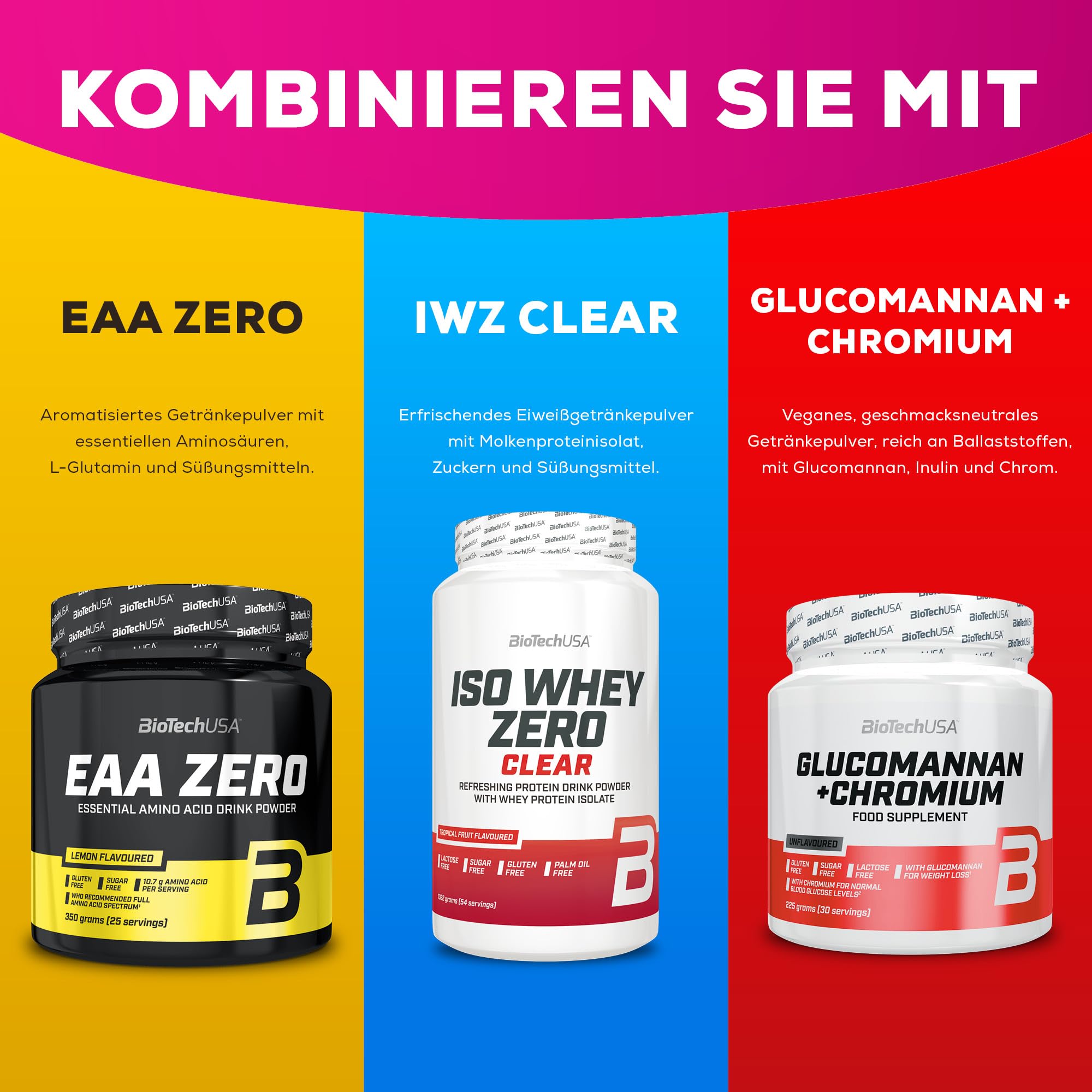 BioTechUSA L-Carnitine drink powder | L-Carnitin-Formel aus 2 Quellen | L-Carnitin-L-Tartrat & Acetyl-L-Carnitin | Mit Zink & Chrom | Zucker-, laktose- & glutenfrei | 150 g, Ice Tea Zitrone
