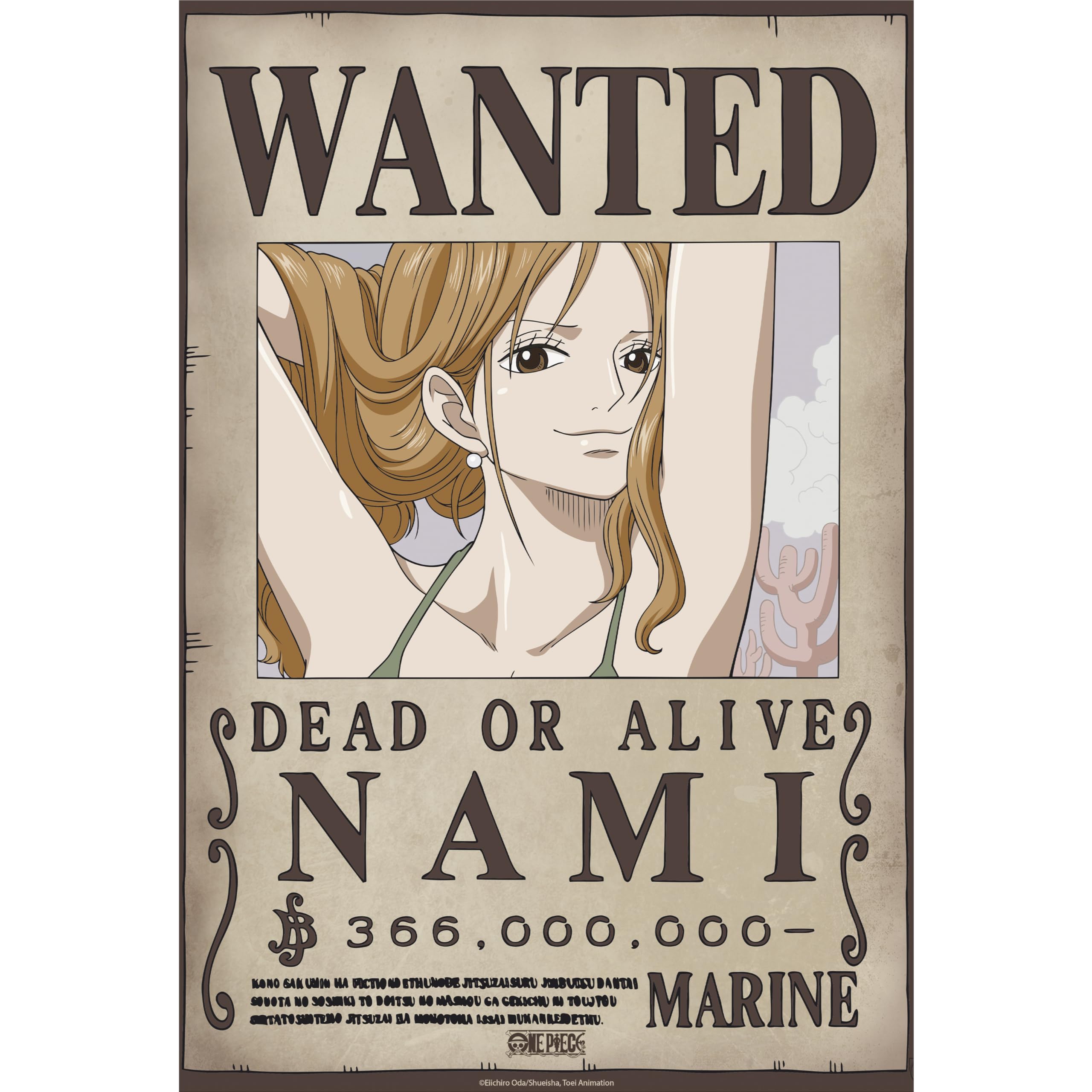 GB eye – Poster ONE PIECE Wanted (WANTED Nami)
