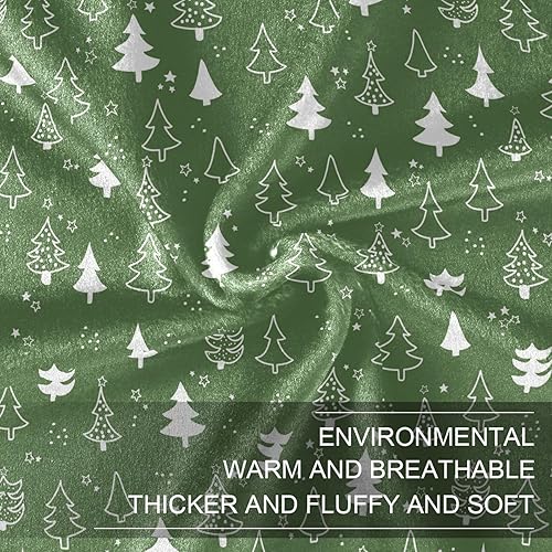 Miniatura 7 de FRODOTGV Christmas Tree Plush Travel Blankets, Warm Microfiber Throws for Picnic, Sofa, Couch, Fall Blanket, 60x90 Inches