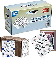 Vista 1 de Hobby Armor - Paquete de 100 protectores de envío de tarjetas coleccionables de 3.5 x 4.5 pulgadas con esquinas redondeadas, protector de tarjetas