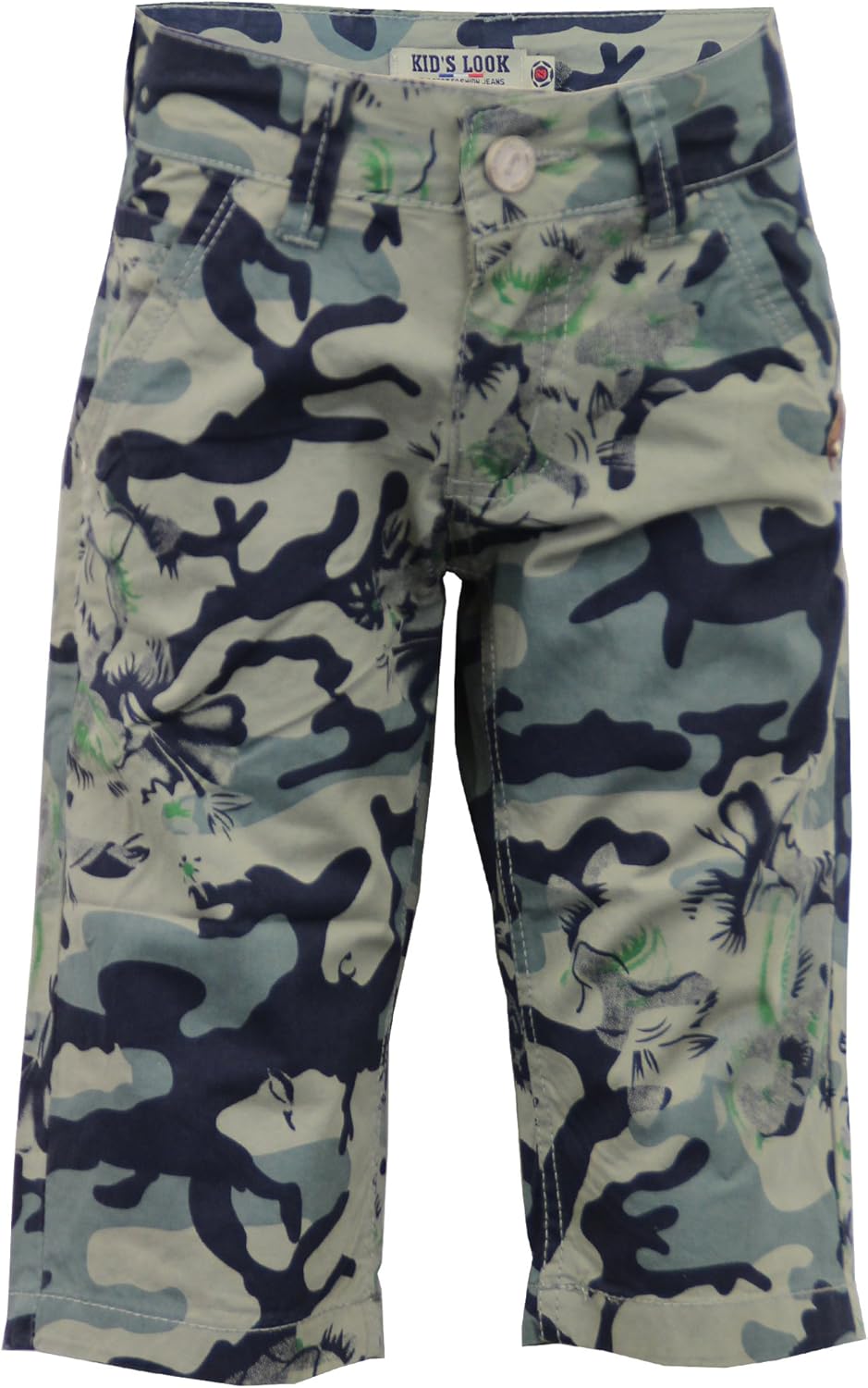 khaki three quarter pants