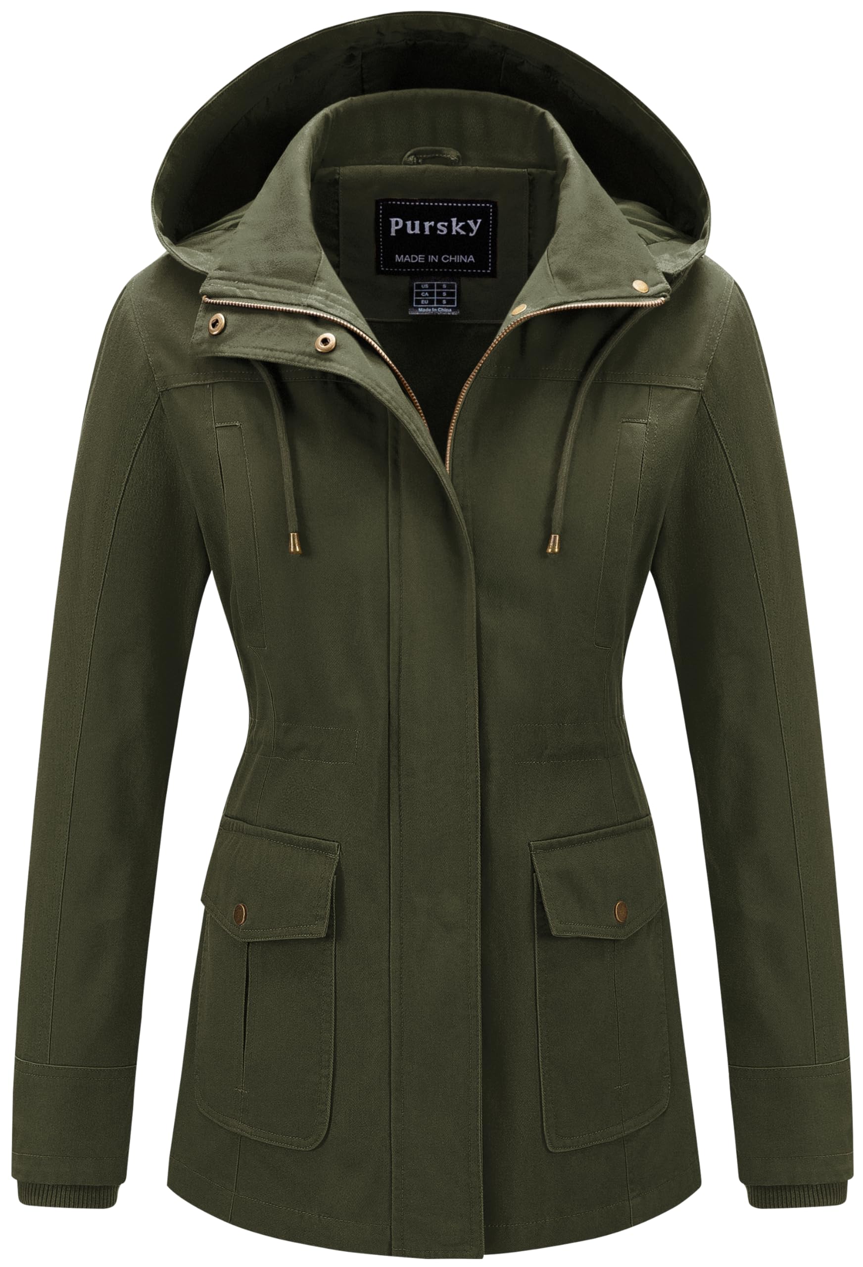 Pursky Women's Cotton Anorak Jacket