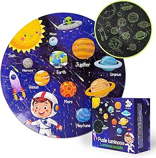 Comprar Puzzle Sistema Solar para niños (70 Piezas) - Puzzle 4 años y 5 6 7 8 - Juguetes niños 5 años - Juguetes Educativos Puzle Redondo XL Planetas Sistema Solar - Regalo niño puzle 5 años