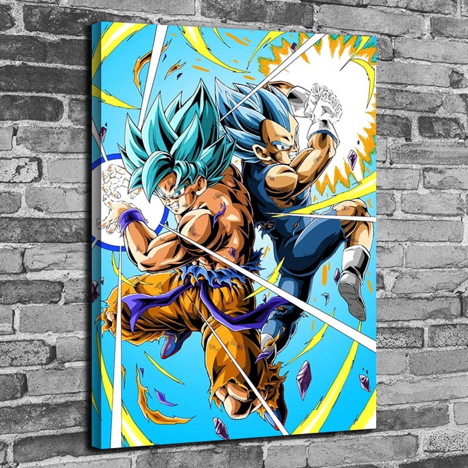 Poster Anime Goku Sur Toile – Décoration Murale 20x30 Cm – Style Cadré Ou Sans Cadre – Pour Chambre, Salon, Bureau – Impression Haute Qualité - 5