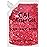 Face, Body & Hair Glitter Gel - Halloween Glitter for Kids and Women - 3 Oz Cosmetic-Grade Gel w/Moon & Stars for Festivals & Halloween Party, Easy Apply & Wash Off - Red 1Pack