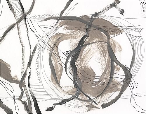 Miniatura 3 de Lavish Home Muted Abstracts - Juego de colección de pared de 6 piezas, listo para colgar