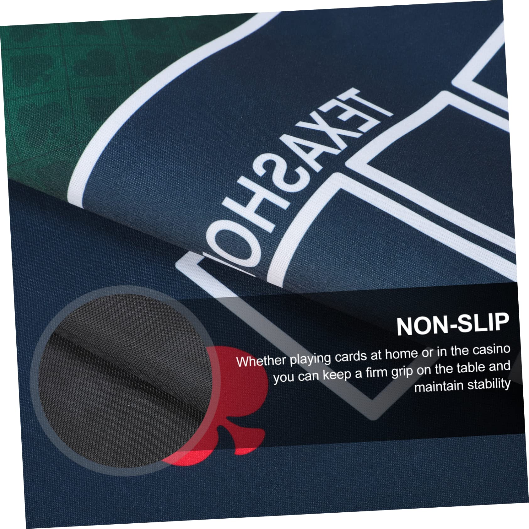 Tappeto da Gioco Carte Rettangolare in Gomma per Tavolo | Stampa Classica, Uso Tutto L’anno per Board Games, Facile da Riporre e Comodo da Trasportare