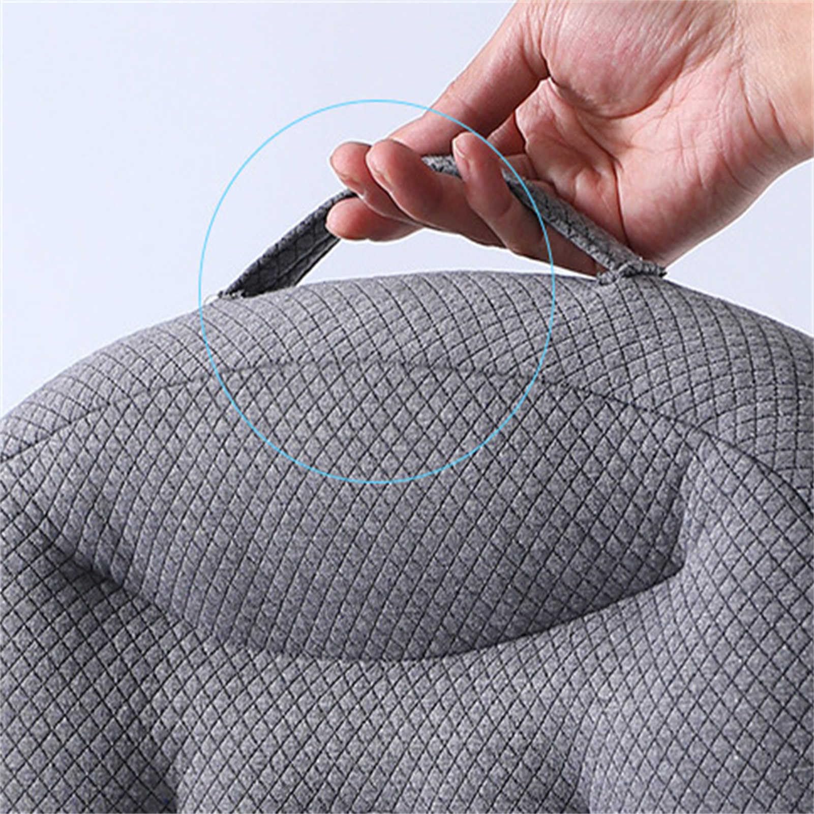 Cojín de asiento de espuma viscoelástica, máxima comodidad y apoyo para aliviar la presión de la espalda baja y el coxis, ideal para oficina, coche y silla de ruedas, calidad premium