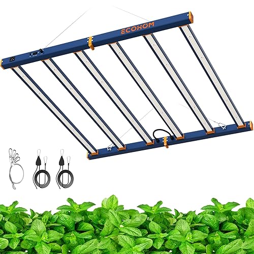 LED Grow Light, 720W Grow Lights for Indoor Plants, Full Spectrum Growing Light Plant Foldable & Hanging Growing Lamps, Daisy Chain Dimmable Grow Lamp, Commercial for 5x5ft Coverage in Grow Tent