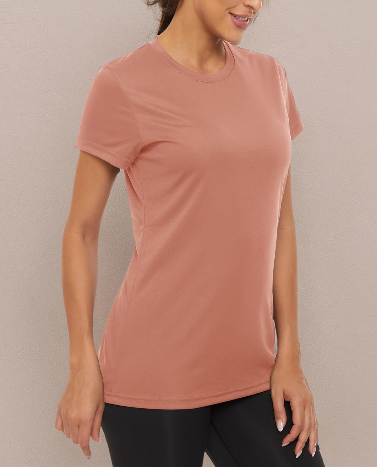 MAGCOMSEN Women's Short Sleeve T-Shirts UPF 50+ Sun Protection Quick Dry Athletic Running Workout Rash Guard Tops - Image 8