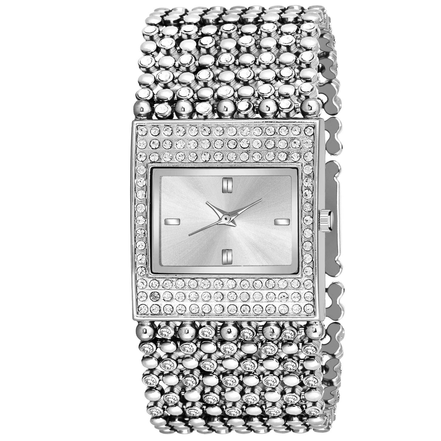 Maa Creation Analogue Womens Watch (Silver Dial Silver Colored Strap) (B08642K5S9) Amazon Price History, Amazon Price Tracker