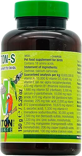 Miniatura 2 de Nekton -S Multi-Vitamina para Aves, 150gm