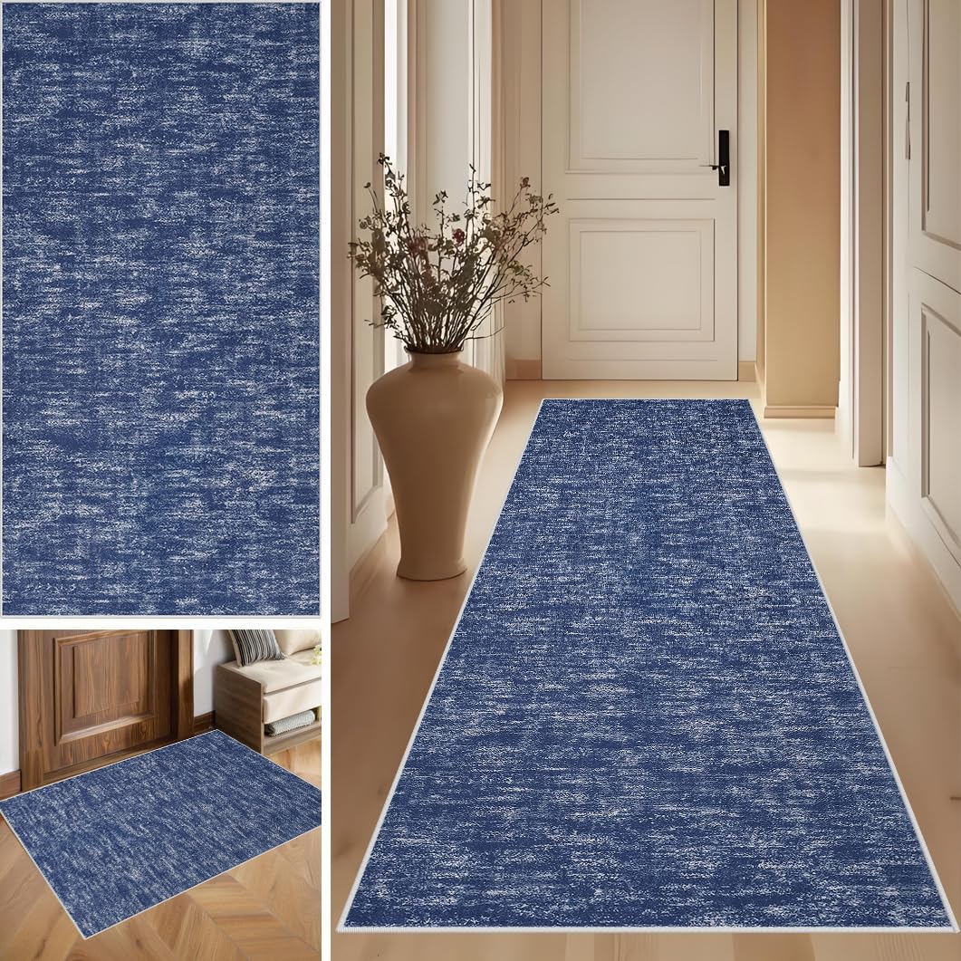 Tapis de passage à poil court ultra absorbant et lavable pour l'entrée