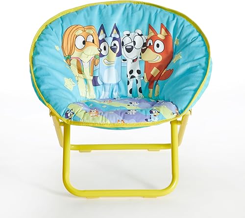 Miniatura 68 de Idea Nuova Paw Patrol Skye - Silla plegable Saucer™ de 19 pulgadas con marco de metal rosa, a partir de 3 años Avengers / Gris,Pistas de
