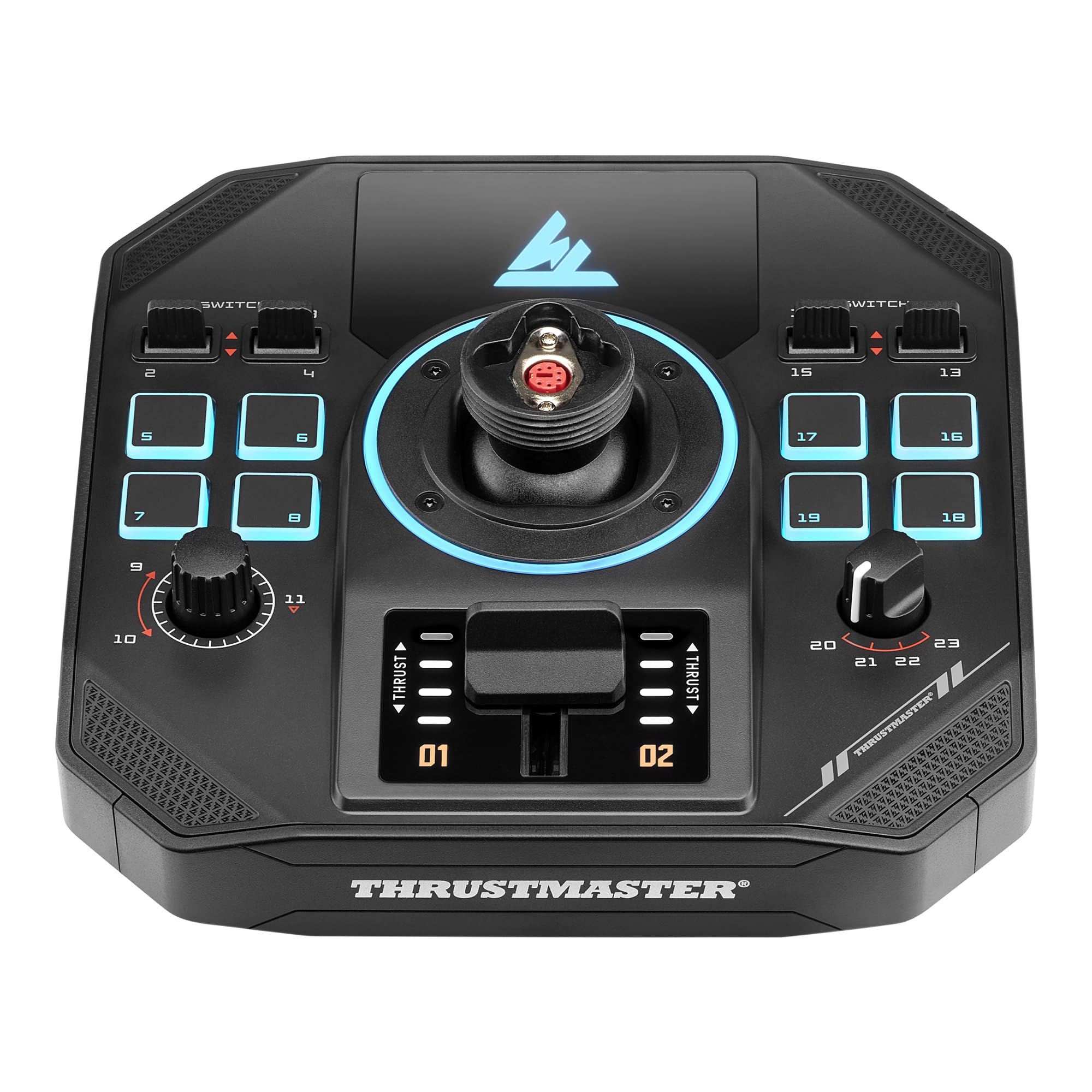 Thrustmaster Sol-R 5 Base - Base Standalone per Joystick con Connettore per Impugnatura Removibile, Controller di Volo per PC