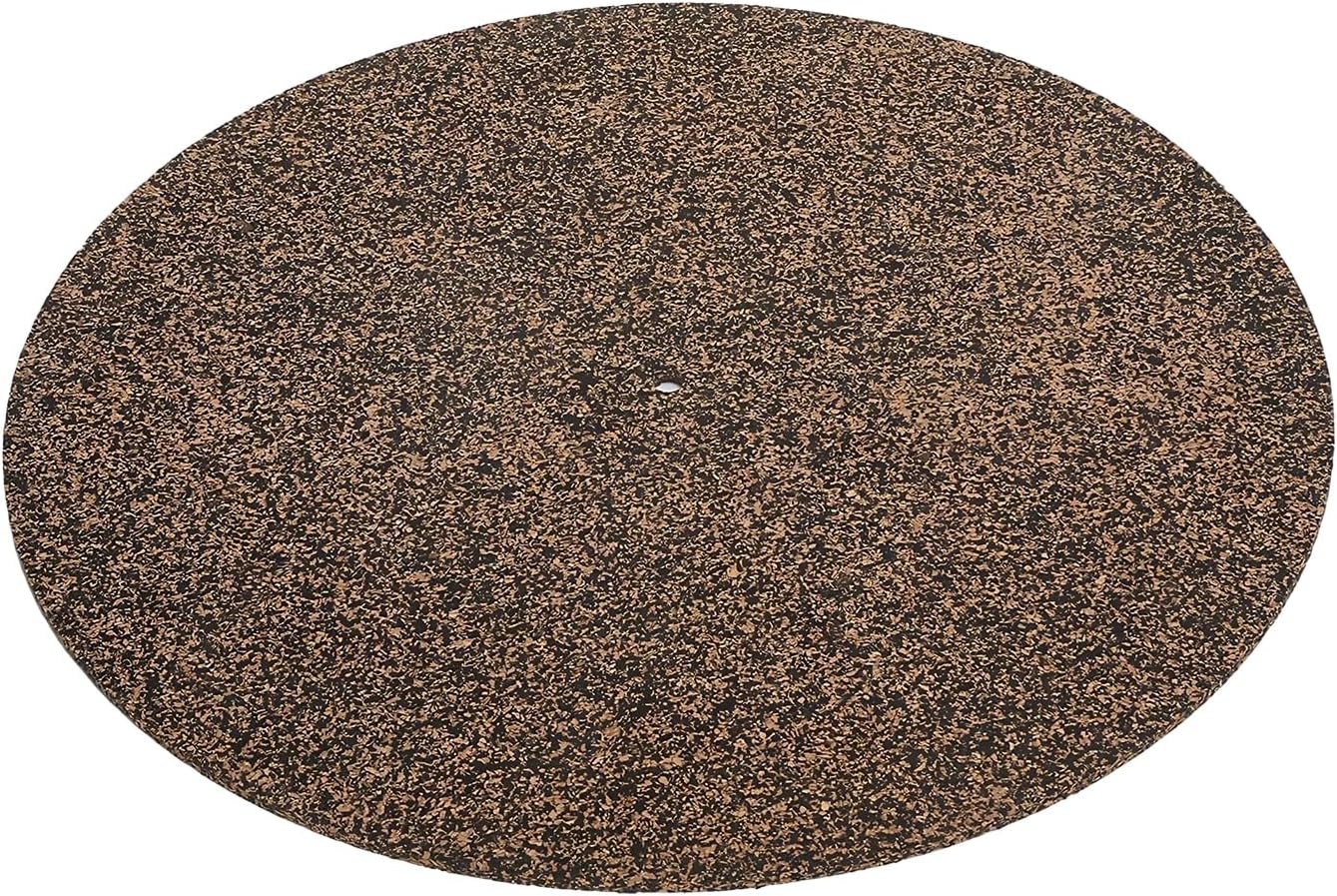 Cork & Rubber Turntable Platter Mat Reduces & Sounds Vinyls Record Pad Turntable Phonograph Accessories Record Play Rubber Mat