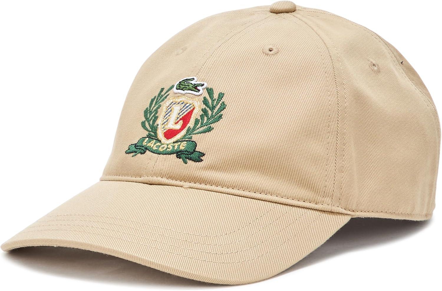 Lacoste Unisex-Adult Adjustable Embroidered Twill Cap