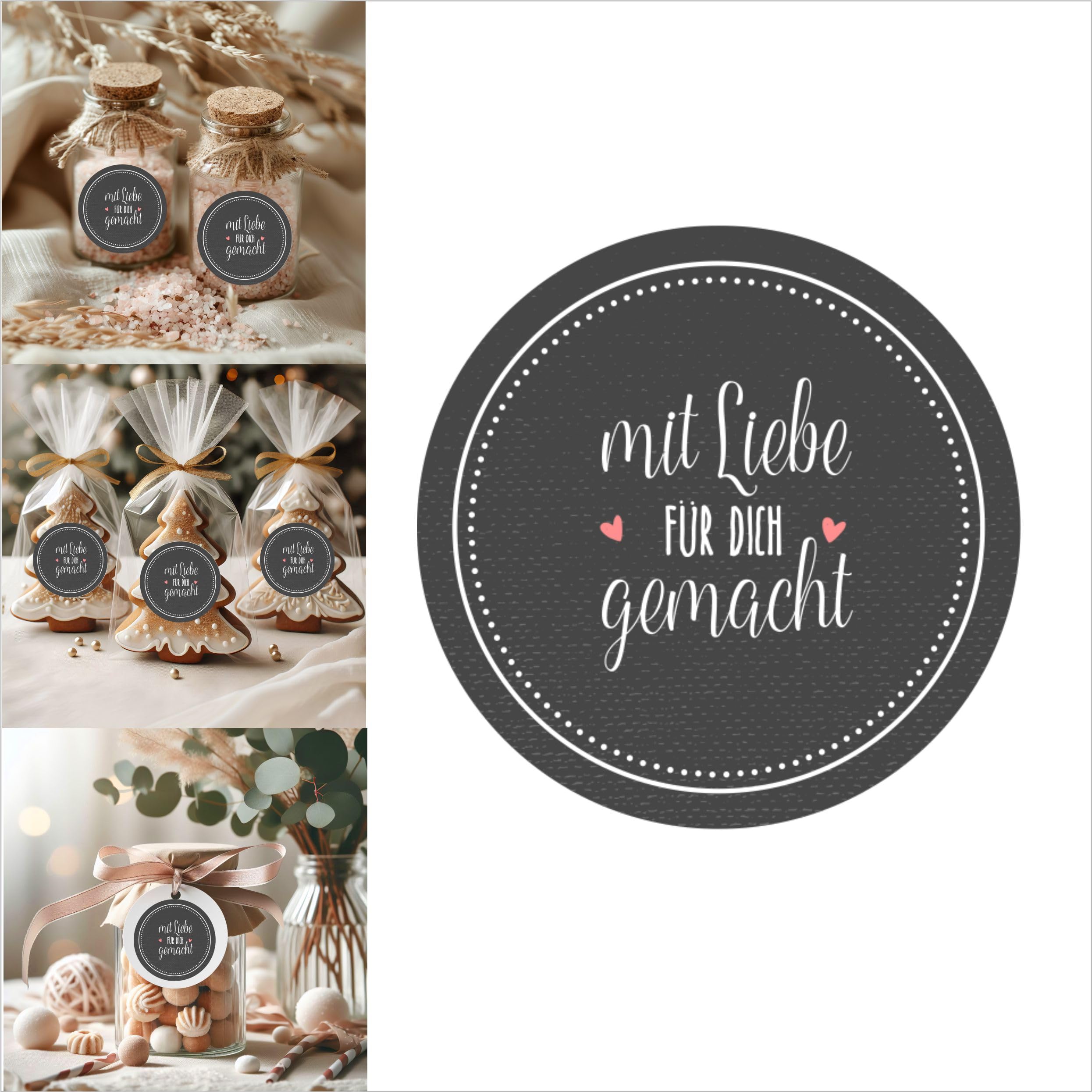 Winhappyhome 180 EVA Herz-Aufkleber – Selbstklebend, 3 Größen, Für DIY & Deko