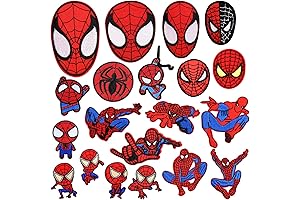Superhero Spiderman Patches Iron On