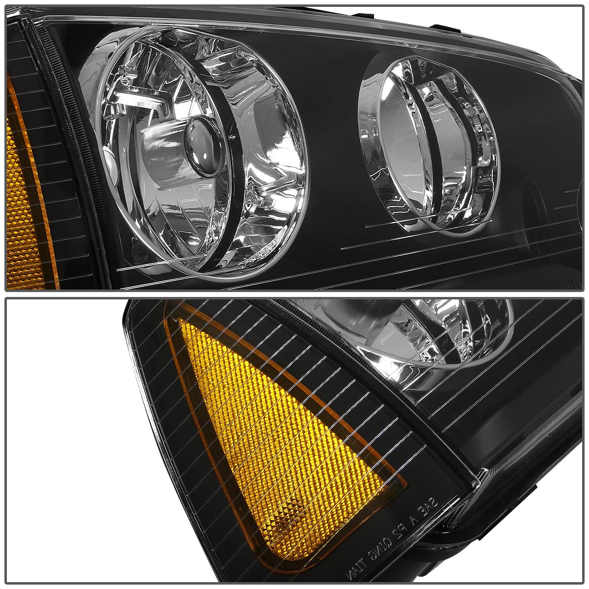 Amazon.com: Auto Dynasty CH2503163 OE Style Black Housing 