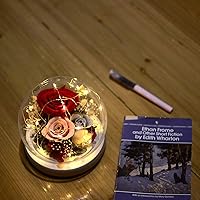 Vista 5 de Flor fresca hecha a mano, rosa eterna