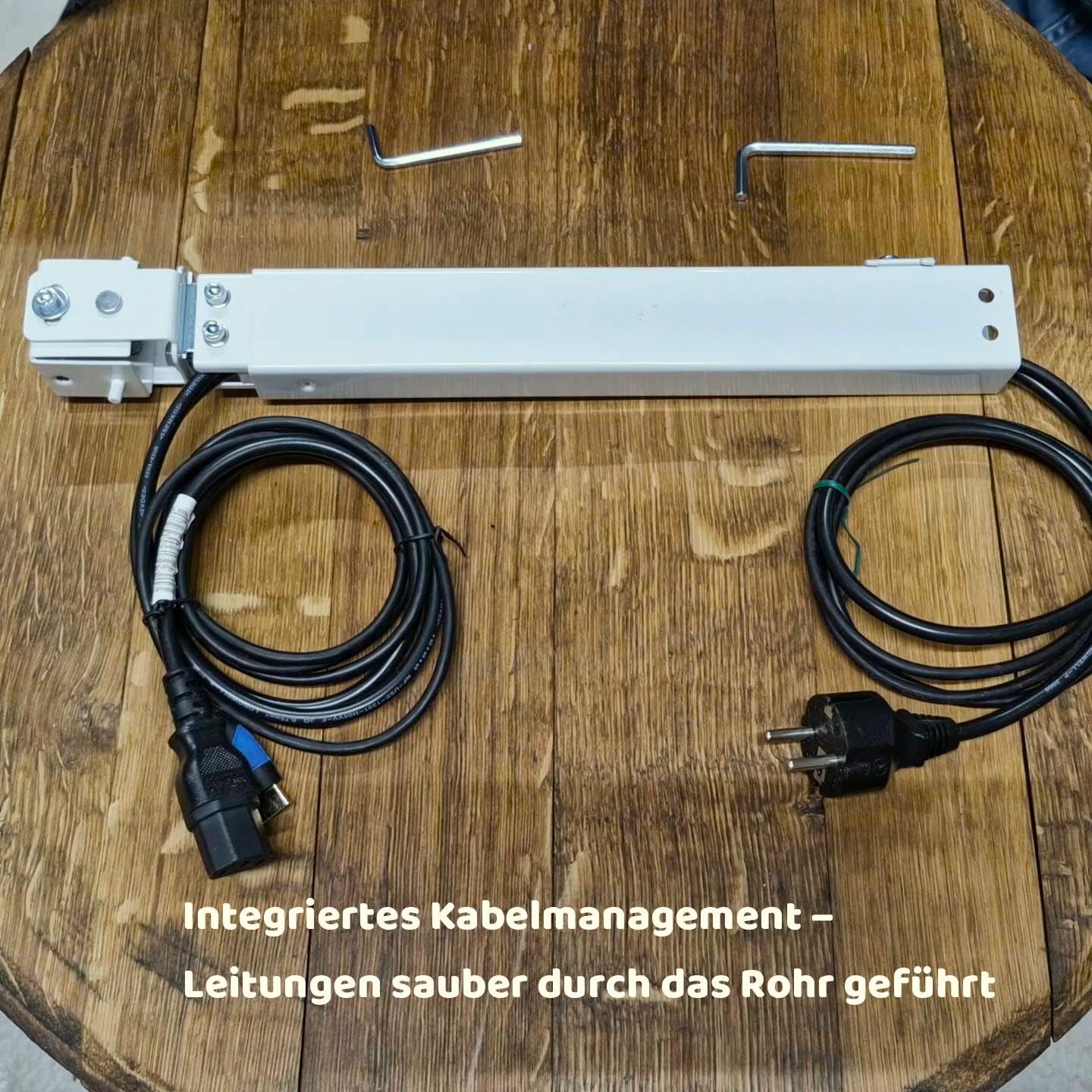 Supporto da soffitto per proiettore BenQ TH575 TK710Sti TH671ST LW650, montaggio a soffitto, perfettamente preparato, fissaggio stabile per sale conferenze, scuole (per BenQ TH575 TK710Sti TH671ST