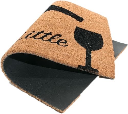 Miniatura 4 de Felpudo con respaldo de PVC, color vino un poco, 18 x 30 pulgadas