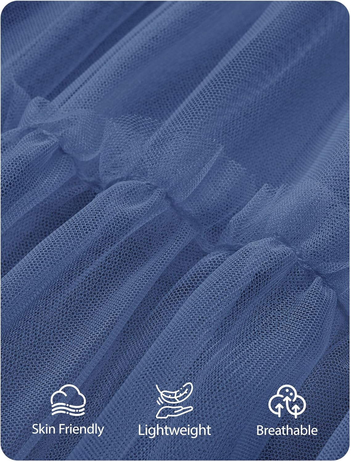 ZESICA Women's Tulle Maxi Skirt A-Line Flowy Ruffle Tiered Elastic High Waist 2026 Fall Trendy Midi Long Skirts - Image 6