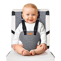 liuliuby Compact Travel High Chair | Portable High Chair for Baby | Baby Travel Essential Harness Seat | Must Haves for Vacations, Restaurants, Family Visits with Babies | Portable Highchair Seat