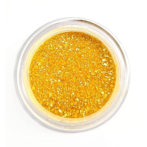 Purpurina comestible de lujo para tartas de oro de 24 quilates, 0.18 oz, vegano, kosher, pasteles, cupcakes, fondant, decoración, cake pops, dulces,